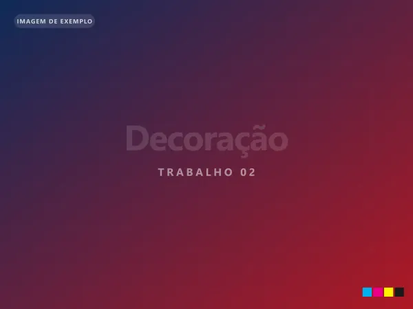 Decoração, trabalho 02