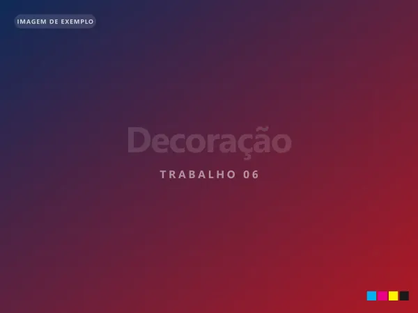 Decoração, trabalho 06